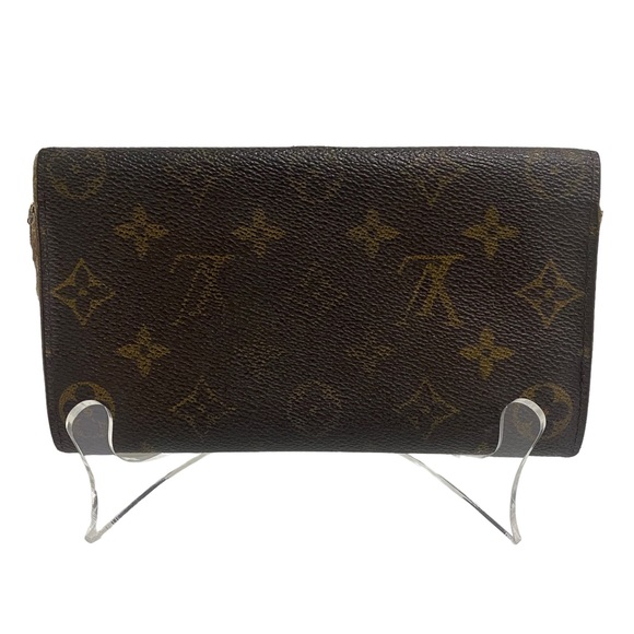 LV Louis Vuitton Monogram Sarah Long Bifold Wallet - monogram - Damaged Flawed - Picture 6 of 13